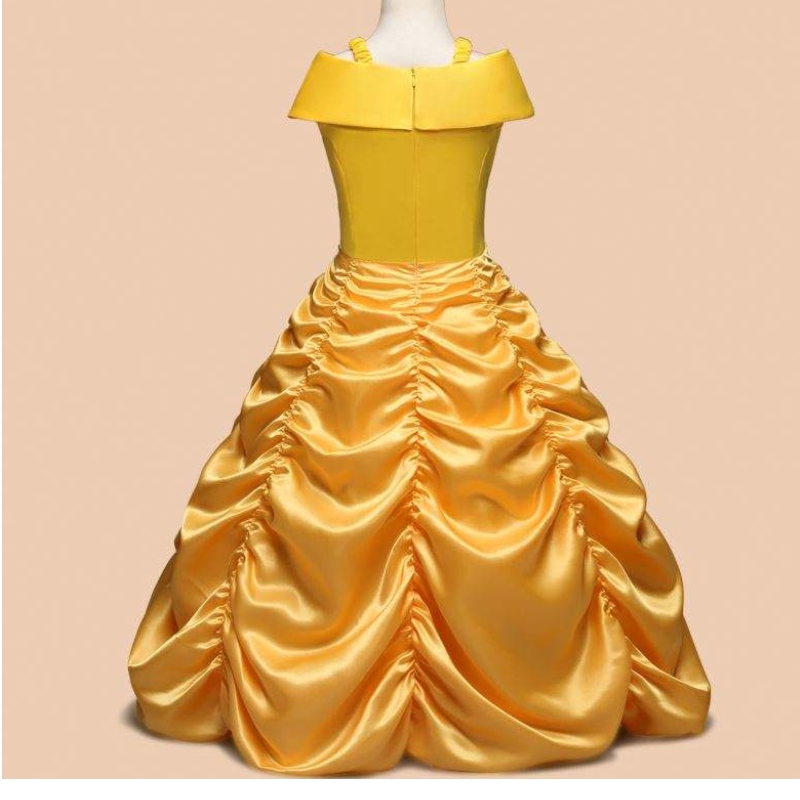 BAIGE Nuovo arrivo Bella Princess Girl Dress Children Centuri Guerments SMR012