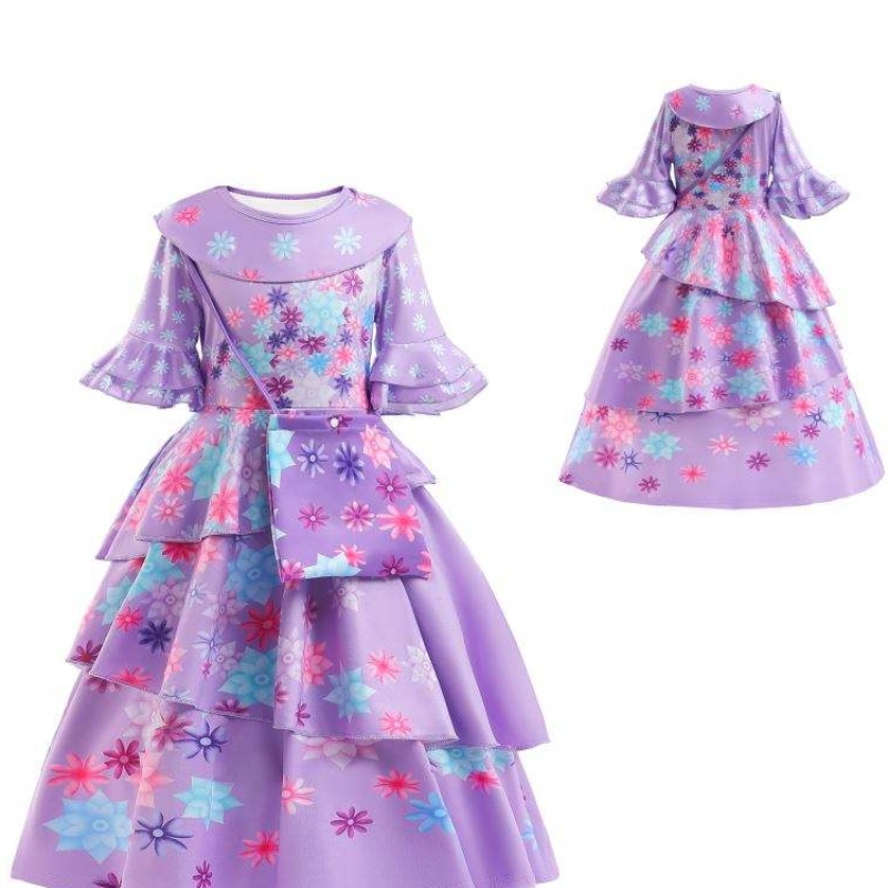 BAIGE ENCANTO MIRABEL GIRL COSTUME PRINCIPESSA ISABELLA COSPLAY DREST MFMW003