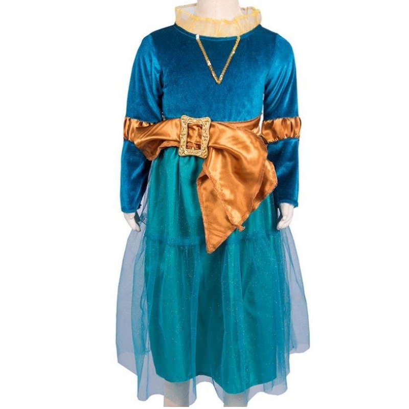 Ragazza cosplay principessa abito piccolo avventure medievali principessa vestire costume costume per ragazze