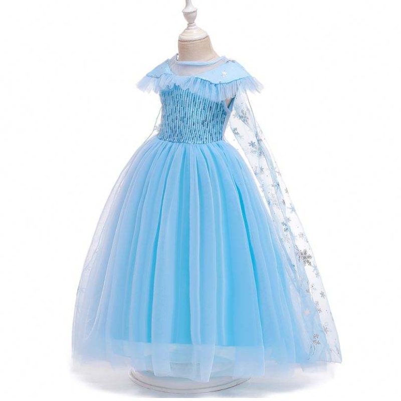 Nuovi bambini all'ingrosso Abbigliamento Elsa Princess Dress Child costumi Abiti per ragazze