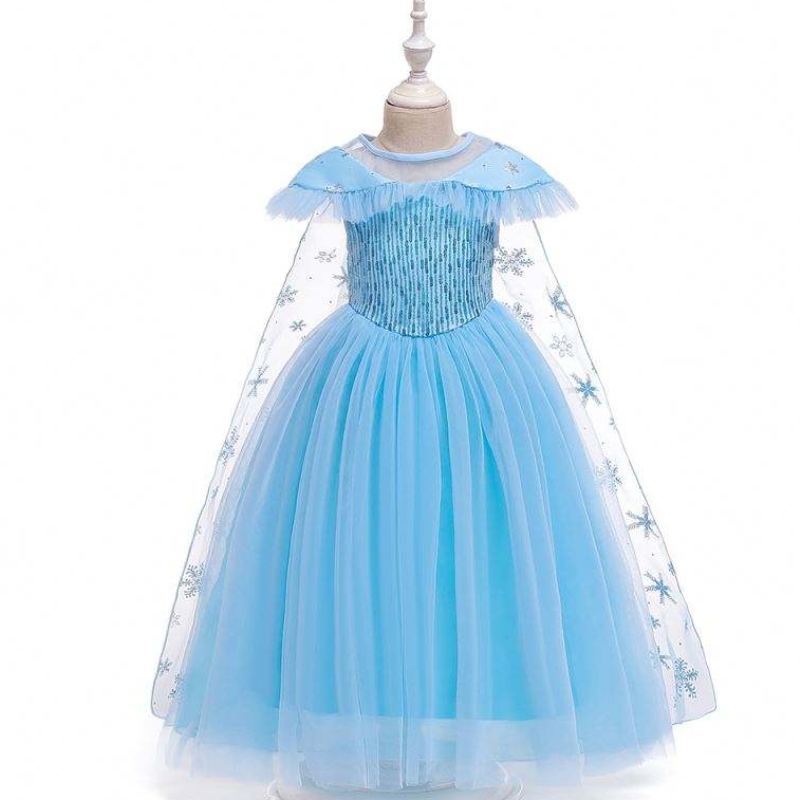 Nuovi bambini all'ingrosso Abbigliamento Elsa Princess Dress Child costumi Abiti per ragazze