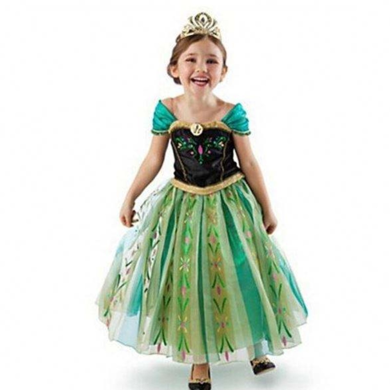 Costume da performance Princess Anna Dress Children \\ 'Sust Dress Princess Anna Dress