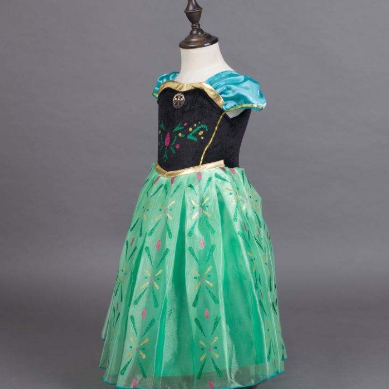 Costume da performance Princess Anna Dress Children \\ 'Sust Dress Princess Anna Dress