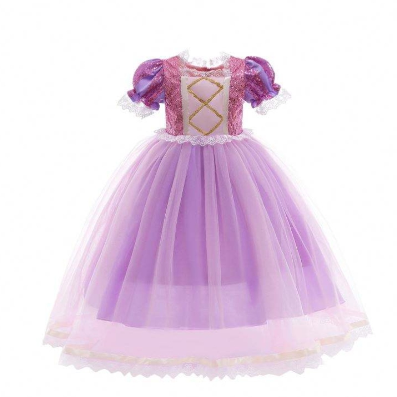 Abito da principessa vestito bianco daneve girl abito rapunzel