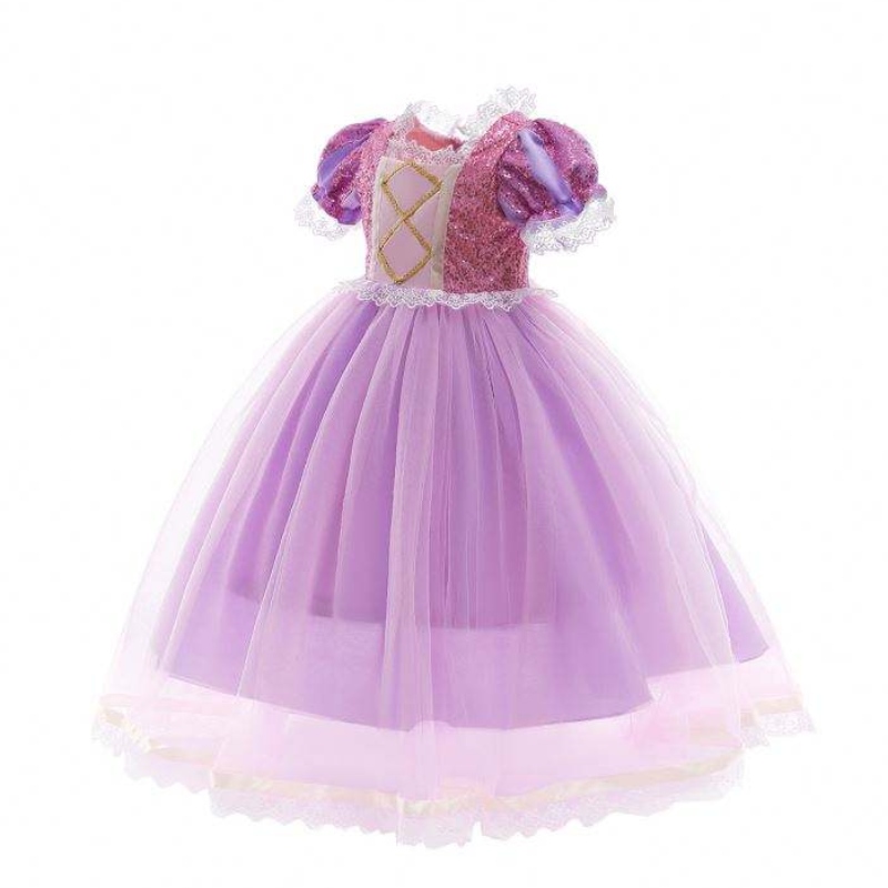 Abito da principessa vestito bianco daneve girl abito rapunzel