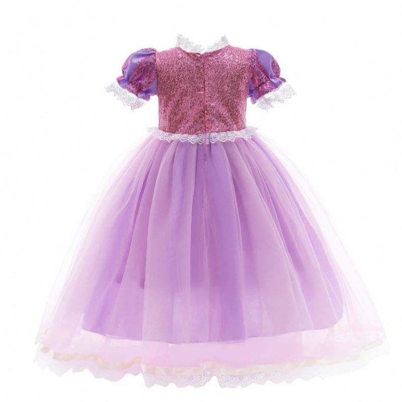 Abito da principessa vestito bianco daneve girl abito rapunzel