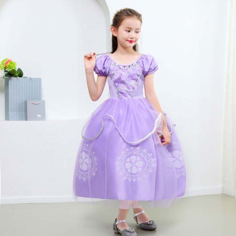 Costume di Halloween bambini della principessa Sofia Dress Girls Princess Sofia Dress Children \\ 'Sust Costume Costume