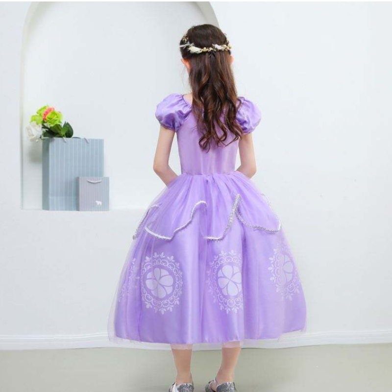 Costume di Halloween bambini della principessa Sofia Dress Girls Princess Sofia Dress Children \\ 'Sust Costume Costume