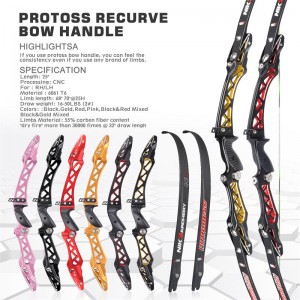 Elongarrow 68inch/70inch ET-11 ILF RECURVE WOW POW per la competizione