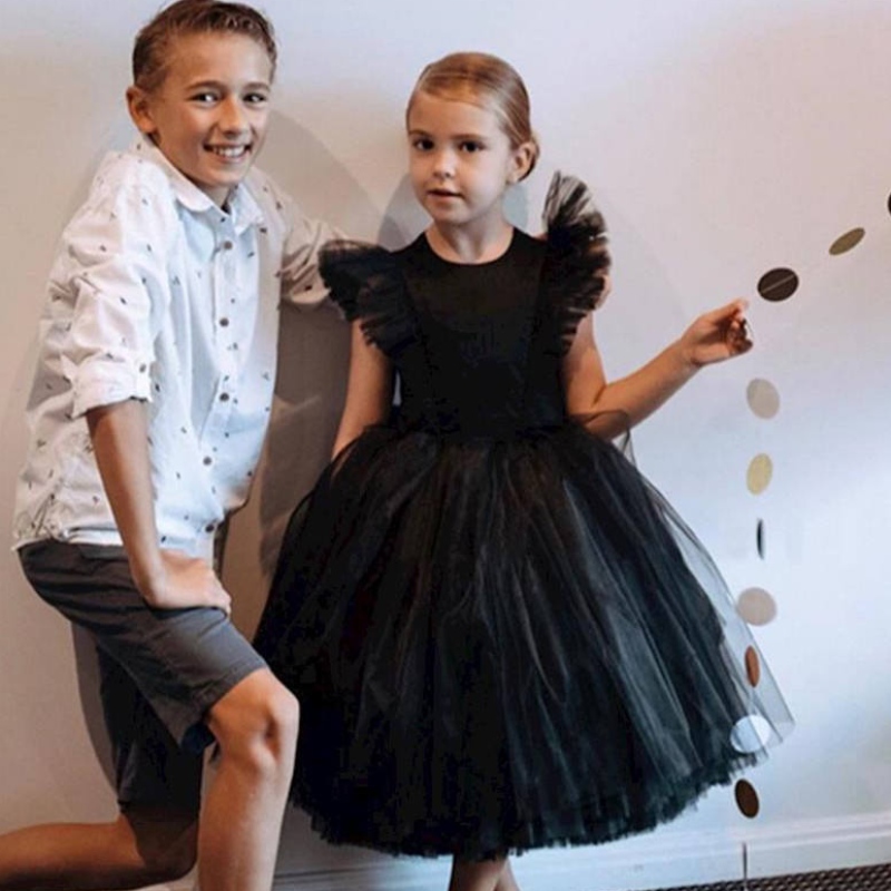 Flower Girl Dress Children Abiti da sposa da damigella d'onore per bambini abiti da tulle per le ragazze abbigliamento per ragazze abiti da compleanno