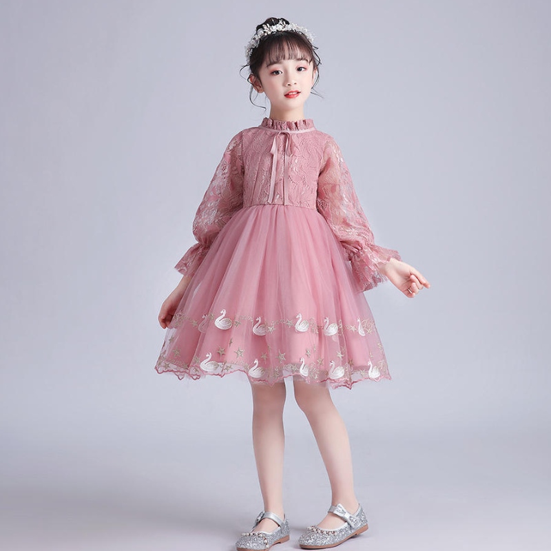 Bambini in stile europeo abbigliamento abito da sposa abito da sposa bambini adorabili abiti da festa per feste di compleanno per abiti da ballo