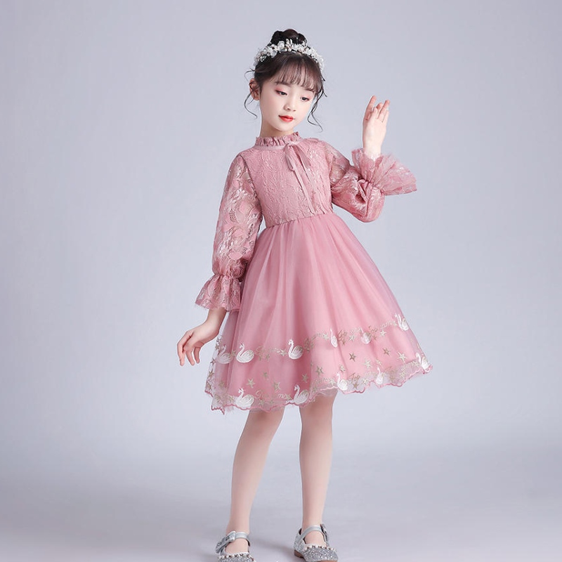 Bambini in stile europeo abbigliamento abito da sposa abito da sposa bambini adorabili abiti da festa per feste di compleanno per abiti da ballo