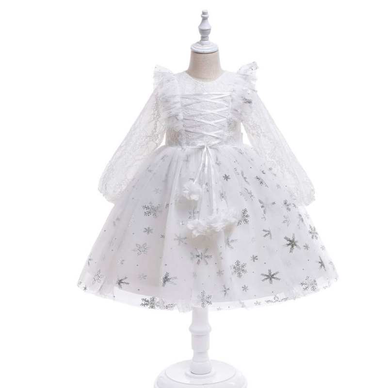 Abito per bambini per il ricamo da ragazza vestito abito abito abito da bambino a tempo lungo per abito da ballo per ragazze da fiori