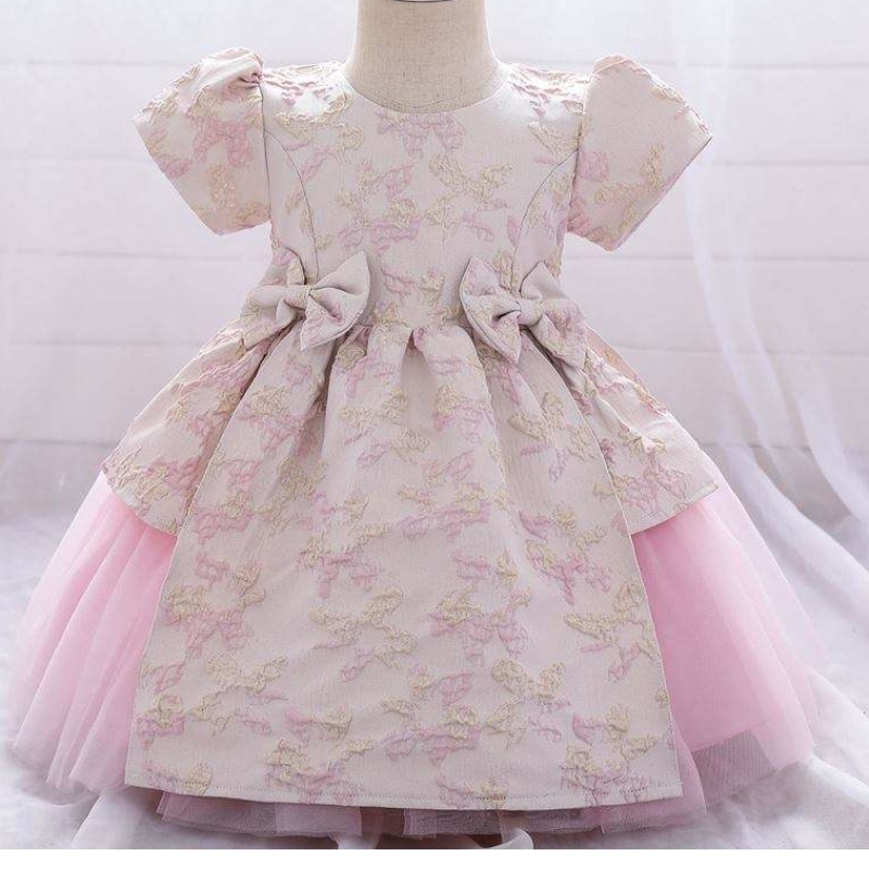 Meiqii 0-6 anni di satinia Tulle Kids Flower Party Wear Child Bambino Mini Princess Dress Girl Baptsim Abbigliamento L1975XZ
