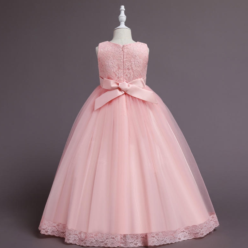 Elegante abito da principessa per bambini abiti floreali per ragazze abiti per bambini vintage per abiti da ballo da festa di Natale