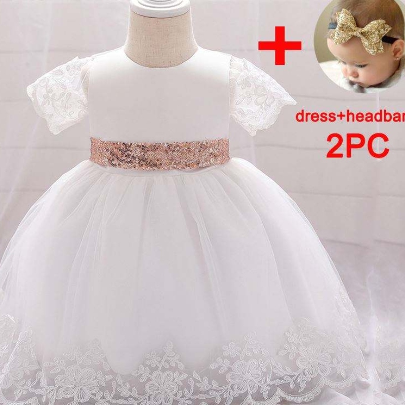 Baige Wholesale Children Girl Dress Girl Girl Costume Gold Line Gold Children Abiti da festa L1926XZ