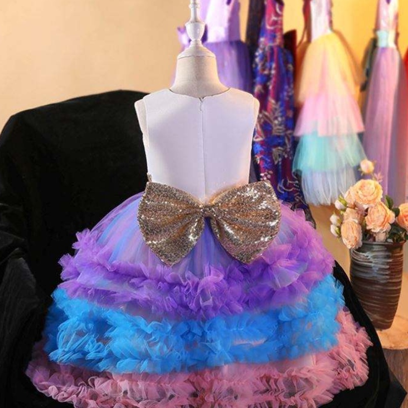 BAIGE Unicorno tutu vestito da festa vestito unicorno ragazza abiti principessa costume
