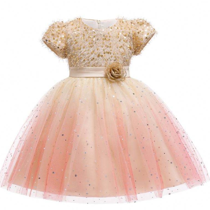 Baige New Design Girls Dress Dress Cake Dress Elegant Evening Formal Baby Flower Girl Dresses L5160