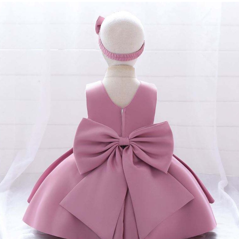 Baige 2 anni da festa in pizzo abito grande prua principessa abito da ballo da spalla da spalla da spalla da ballo per bambini abbraccio di compleanno per bambini abito da ragazza