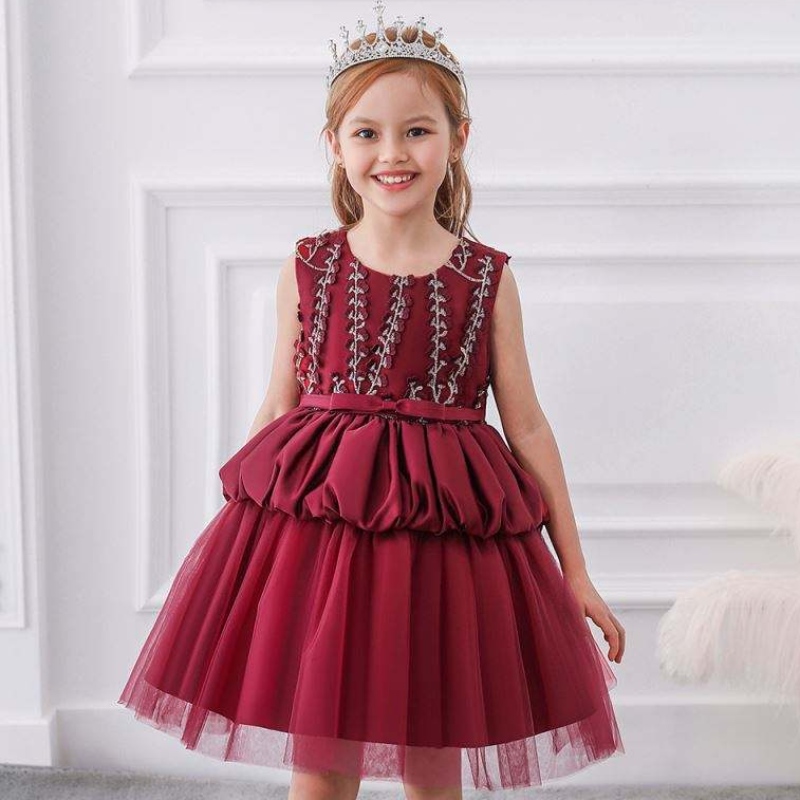 Ultimo design Vendita Hot Birthday Elegante Abiti per bambini Elegante Abito da ballo per bambini L5177
