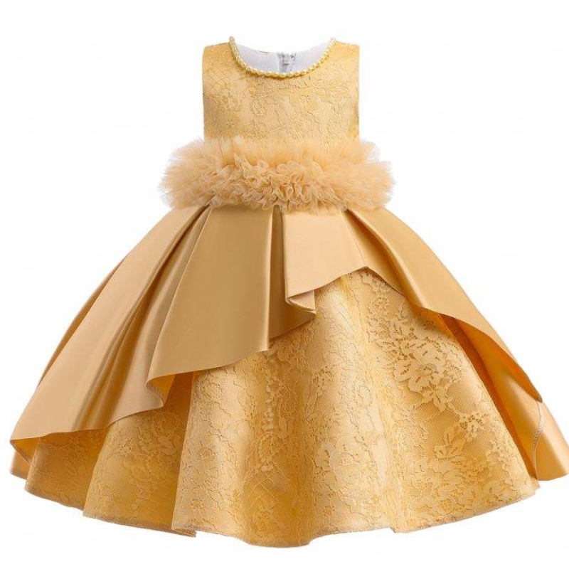 BAIGE Abito per bambini di alta qualità per bambini ricamo per bambini abiti da ballo diserbo