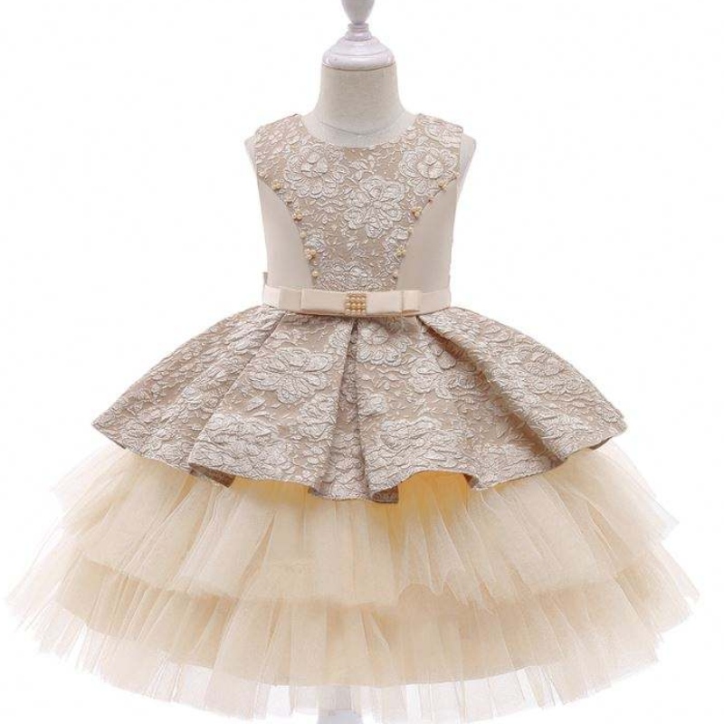 BAIGE Princess Flower Girl Dress Estate Tutu Wedding Birthday Party Kids Teenager Dress Designs Designs
