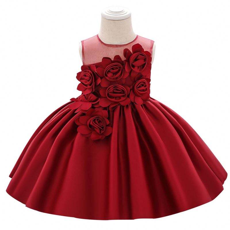 Baige 2020 Ultimo colore 4 colori appenanato baby cotone in lino in cotone stile in perline in perlineneonati principessi per bambini abiti per bambini l5068xz