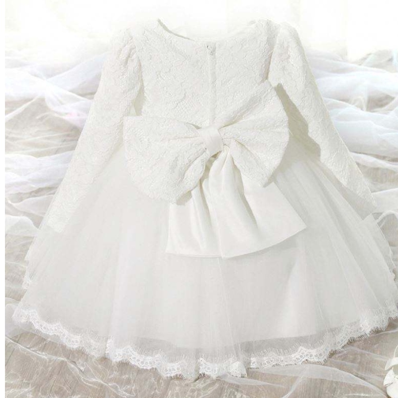 Baige Nuovo Battesimo Battesimo per bambini Abito Flower Girl Girl Principessa Birthday Party Summer Dress BBTZ002