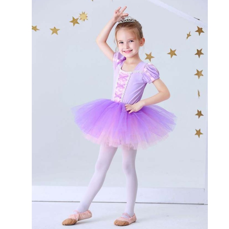 BAIGE Princess Elsa Cotton Abbigliamento Bambini Abbigliamento Eseguire vestiti Event Party Outfits Dress Design Tutu