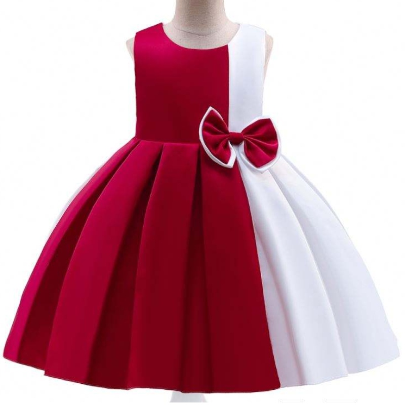 Baige Wholesale Petty Girl Dress Girls Girls Rosa Summer Sleeveless Kids Dresses 3-10 anni