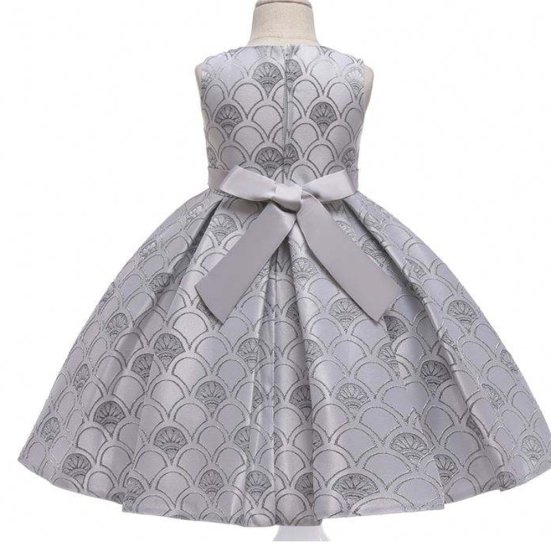 Baige Summer Nuovo design Beauty Beauty Lace Children Dress Weeveless Cash Girls Abiti per bambini