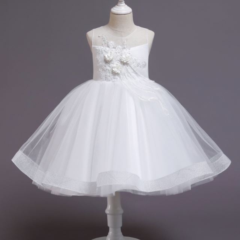 Baige Girl Children Giorni all'ingrosso Kids Kids Dress Dress Birthday Ball Ball Gown 305