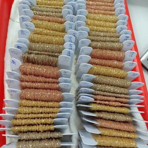 18K/14k/10k/9k collana dorata fai -da -te pronta per la spedizione