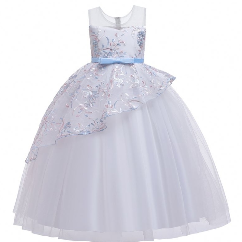 Abiti da ragazza New Girl in Stock Fashion Prom Abito Bellissimo Festival Style Flower Girl Dress LP-250