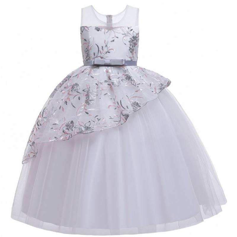 Abiti da ragazza New Girl in Stock Fashion Prom Abito Bellissimo Festival Style Flower Girl Dress LP-250