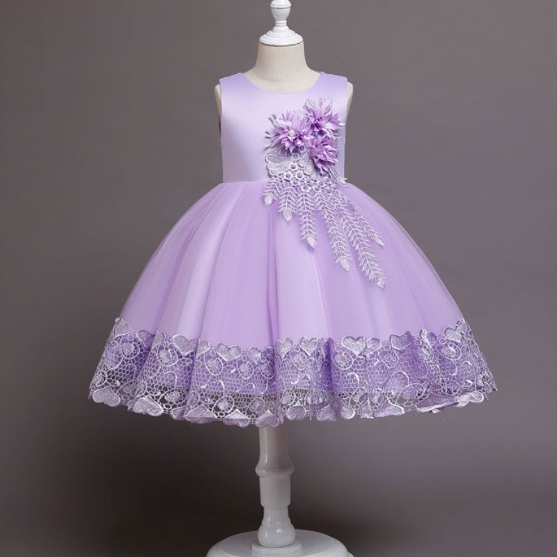 Baige Children Dresses Girl Party Flower Girl Dresses Fedding Party Flocks per bambina