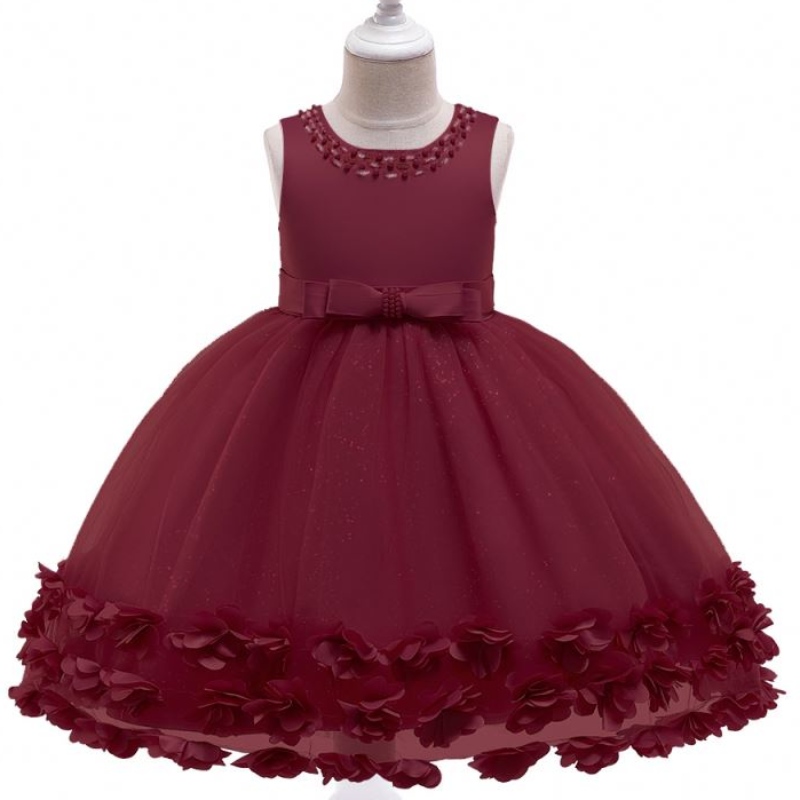 2020 Abiti per ragazze di 10 anni Design Children Birthday Birthday Dress Baby Summer Child L5106