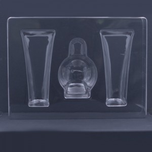 Vassoio di imballaggio in plastica cosmetica che formano aspirapolvere personalizzato