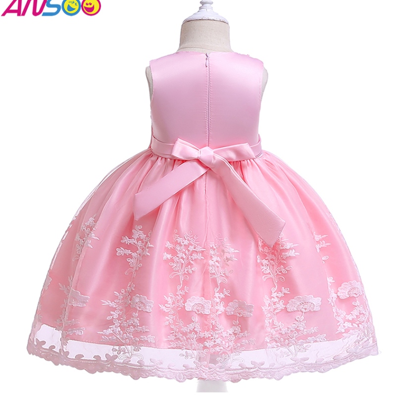 Ansoo Summer Flower Kids Abito rosa soffice per ragazze 4COLOR BAMBINA GIFFA Abito rosso TUTU ROSSO Principessa per bambini