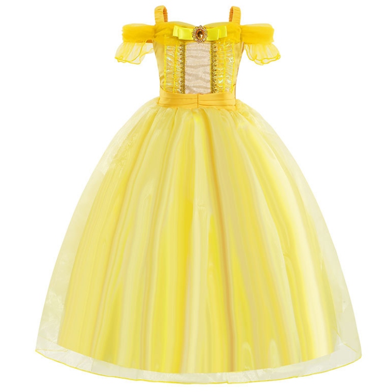 Girls Wedding Fancy Beauty Beauty Princess Dress Up Party Costume cosplay abito lungo per un regalo di compleanno di Halloween