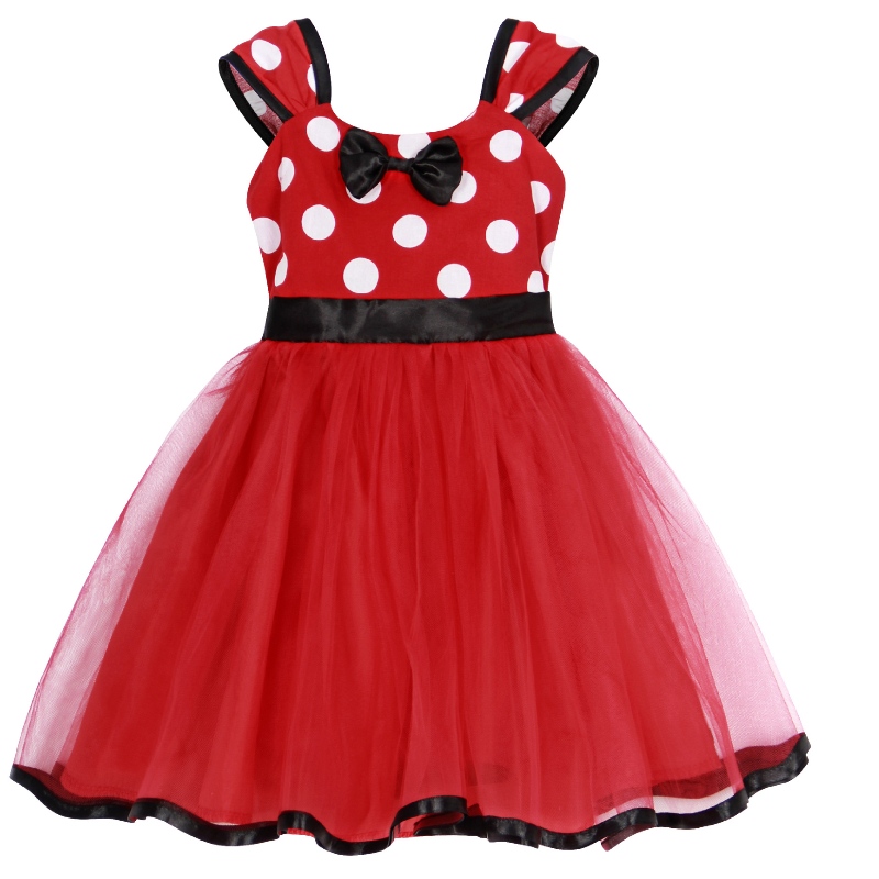 BAMBINA GIRL POLKA POT FANTAST INSIESSA PARTENZA DI BILETTU BISAGGIO TULLE Abito principessa con banda per capelli per la festa dei bambini