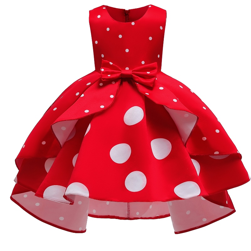 Girls Party Dress Polka Dot Dress Dress Did Children \\ 'Amazon Dress Gonna