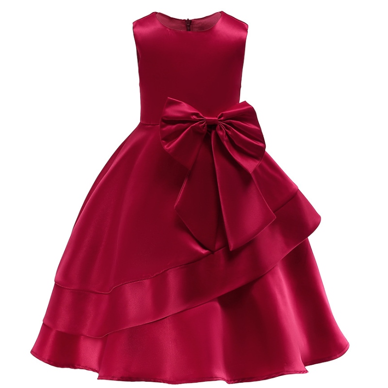 Girl Princess Dress Red Party Dress Children \\ 'S Girls Performance Costumes