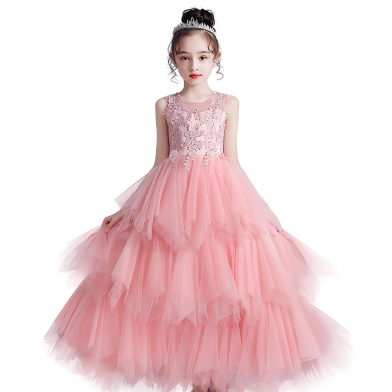 Bambini Princess Dress Flower Party Dresses Factory Outlet Elegante abito da sposa per le ragazze