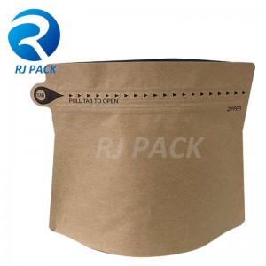 Caschette in piedi a forma di diamante con cerniera tascabile