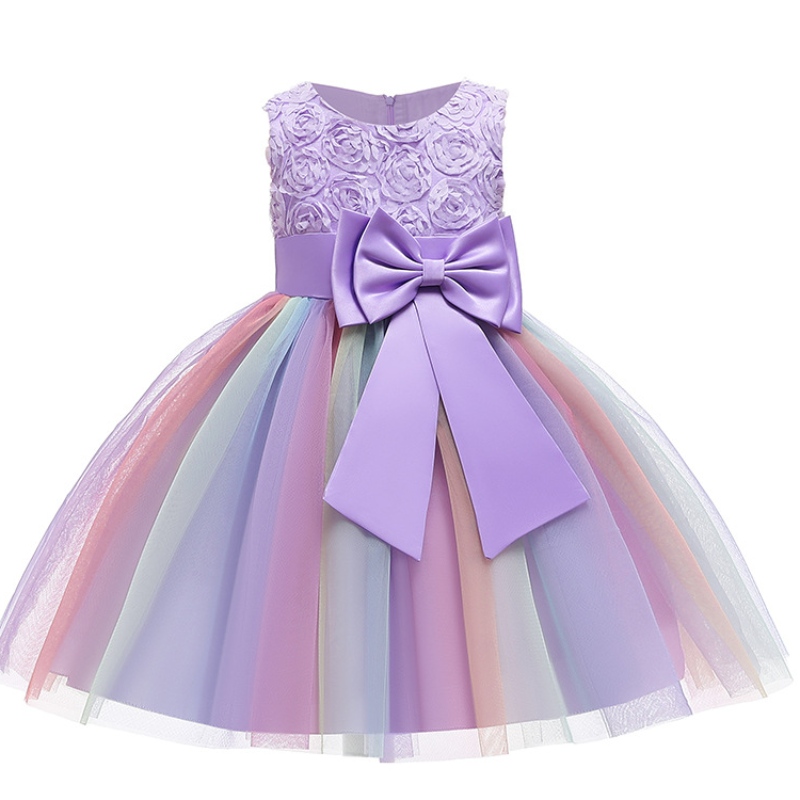 Abbigliamento a filo con manicotto Flower Girl Abito floreale AIMBOW TUTU ABIRESTO DELLA PAGEANO