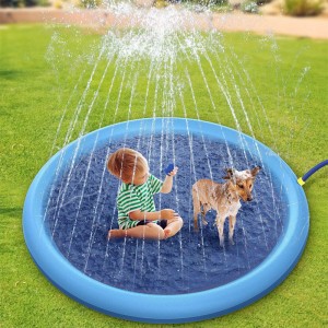 Pad spruzzatore per cani da splash gonfiabile da 170 cm all\'aperto
