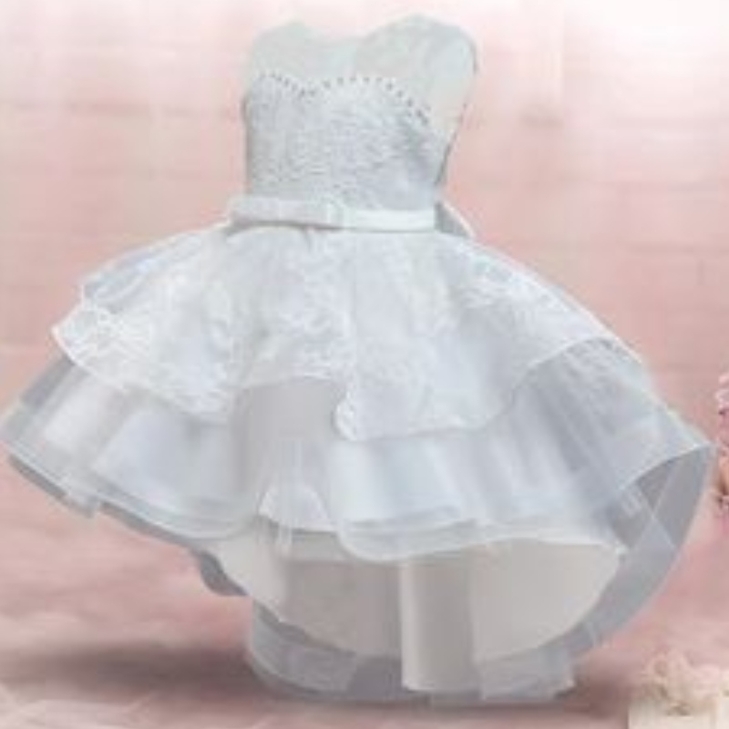 Girls Christmas Princess Dress for Kids Lace ricamo abiti da fiori per bambini abito da sera per la serata da ballo di ballo per ilnuovo anno