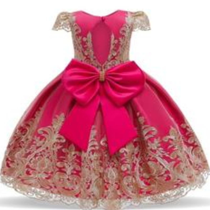 Fornitura di fabbrica abiti vestiti dinatale per la festa di compleanno outfit in pizzo principessa ragazza abito formale vestito per bambini abiti per bambini