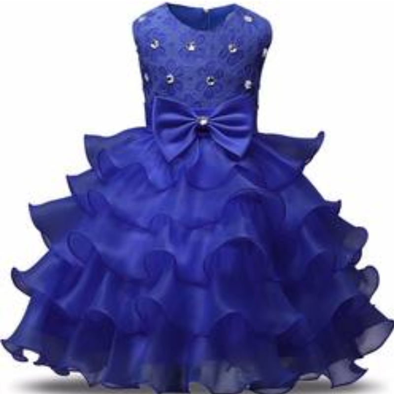 Bambine in pizzo tutu fiore principessa vestito per bambini 1 2 anni abito da ballo di compleanno per bambini abiti da Natale in costumenatalizio